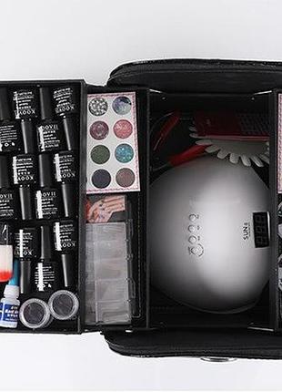 Сумка кейс мастера маникюра, визажиста органайзер косметичка для маникюрных...