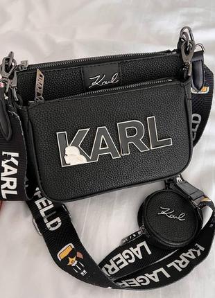 3/1 karl lagerfeld (чорна) karl