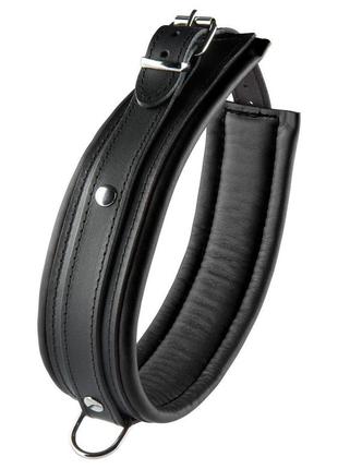 Шкіряний нашийник hidden desire collar 5 cm