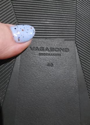 Кожаные шлёпанцы на платформе vagabond courtney