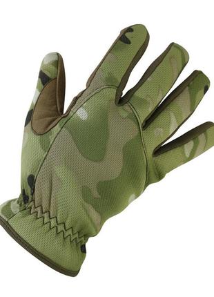 Рукавички тактичні захисні чоловічі демісезонні для зсу kombat uk delta fast gloves l мультикам dm-11