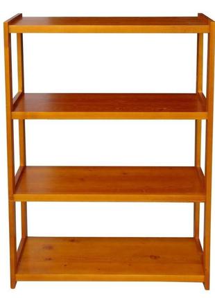 Дерев'яна етажерка (стелаж) е-64 чотири полиці кальвадос  скіф