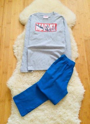 134-140 рост, 8-10 рок. marvel. сша натуральная пижама spiderman. человек-паук. 100% cotton! домашние