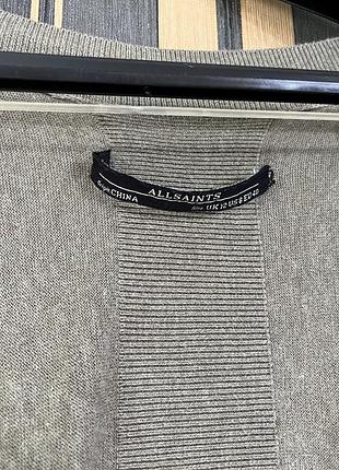 Allsaints 40 хлопковой кардиган кофта 7
