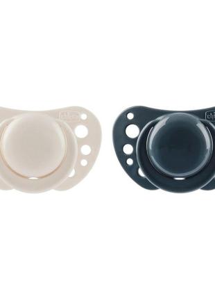Пустушка physioforma air силікон 6-16 міс (2 шт) 75033 chicco, синій
