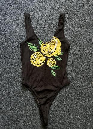 Боди купальник слитный bershka xs