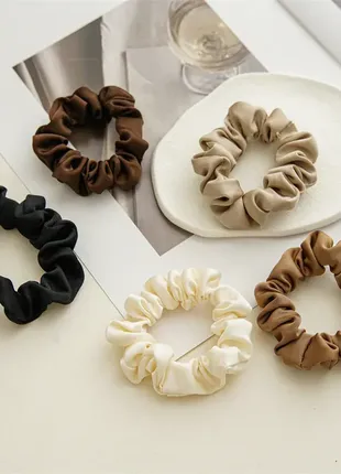 Шелковая резинка для волос (набор 6 шт)