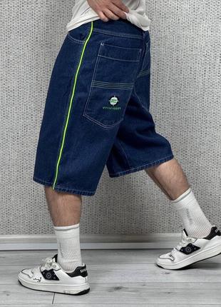 Шорти vintage prohibited loose fit baggy шорты луз фит реп скейт