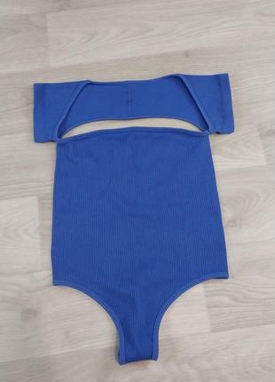 Женский боди в рубчик спортивный летний