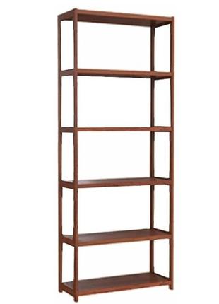 Дерев'яна етажерка (стелаж) е-66 шість полиць вільха скіф