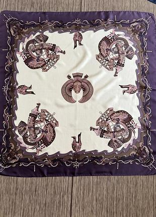 Шелковый платок, платье из натурального шелка