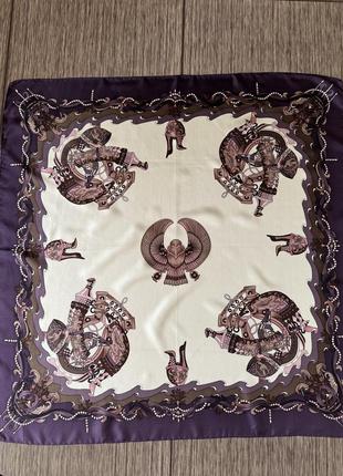 Шелковый платок, платье из натурального шелка