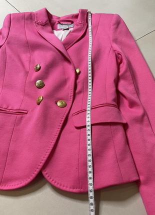 Піджак рожевий жакет жіночий яскравий піджак6 фото