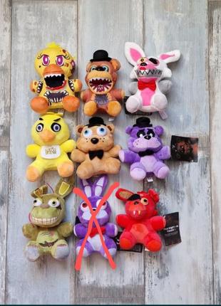 Іграшки плюшеві п'ять ночей у фредді (fnaf), фнаф