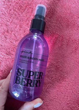 Спрей міст для волосся та тіла оригінал вікторія сікрет pink
