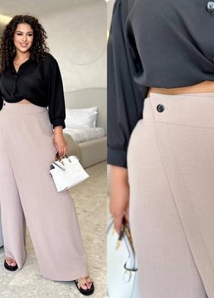 Модні брюки палаццо5 фото
