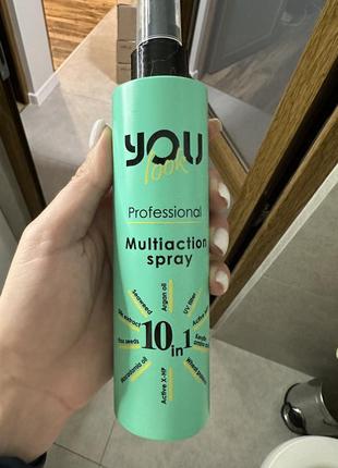 Мультиспрей мгновенного действия 10 в 1 для волос you look professional 10 in 1 multiaction spray, 200 мл