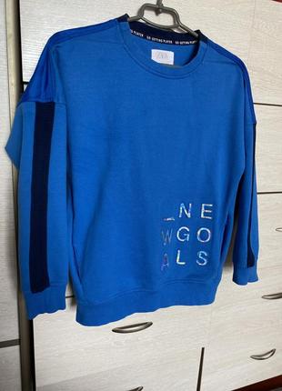 11-12 стильний світшот zara