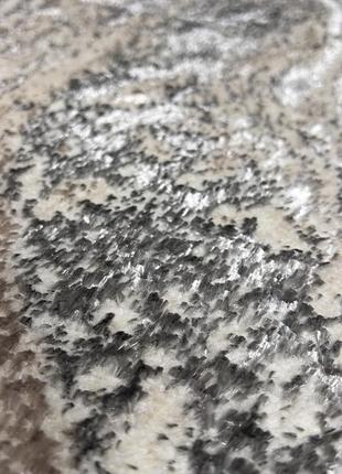 Килим1.0x2.0 м optima з комбінованим ворсом і термоусадкою мармур beige 3563a