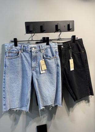 Шорты бермуды джинсовые mango