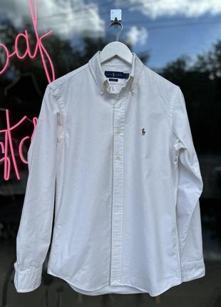 Чоловіча сорочка зі щільного котону ralph lauren