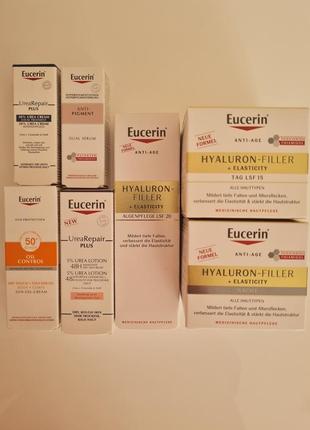 Антивіковий набір eucerin hyaluron filler + elasticity