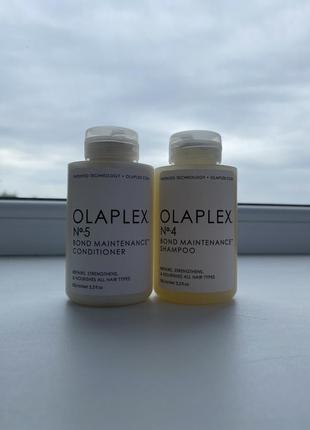 Набір із шампуню та кондиціонеру для волосся olaplex bond maintenance shampoo no.4 & conditioner no. 5