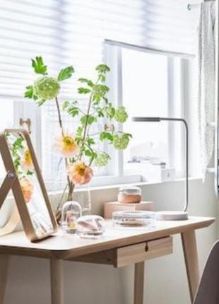 Дзеркало ikea ikornnes дерев'яне 4