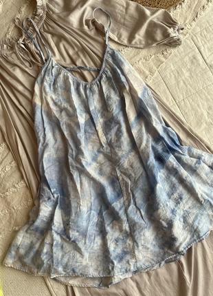 Сукня сарафан з відкритою спинкою від h&m небо