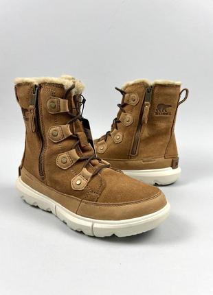 Sorel женские зимние кожаные ботинки