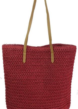 Пляжная сумка daymart esmara красная3 фото
