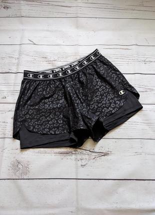 Спортивные двойные шорты от champion