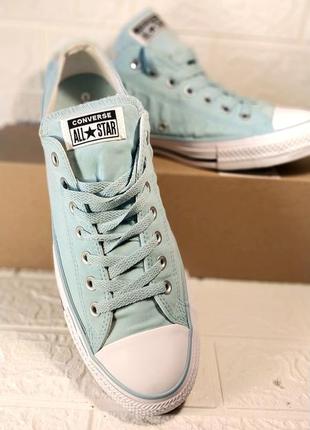 Кеди чоловічі, ніжно-блакитні converse