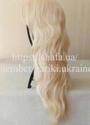 Парик блонд длинный, с чёлкой, новый, термостойкий, парик
