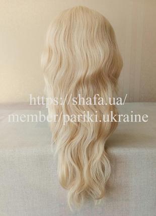 Парик блонд длинный, с чёлкой, новый, термостойкий, парик