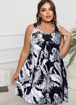 Удобный женский купальник танкини, супер батальные размеры