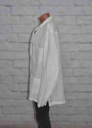 Піджак лляний вільного крою "h&m"3 фото