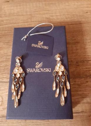 Сережки  swarovski3 фото