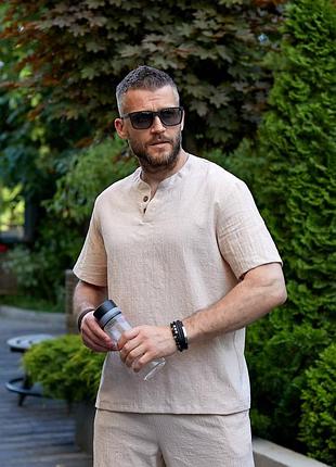 Чоловічий костюм з льону 🔥