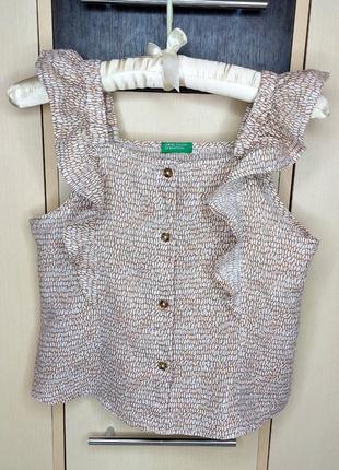 Блуза із льону на дівчинку 8-9 років, зріст 140 см.