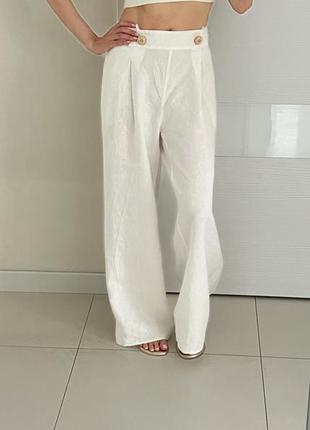Штаны льняные ( брюки) elisabetta franchi