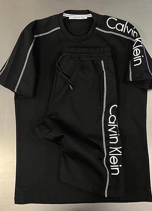 Летний костюм футболка шорты в стиле calvin klein