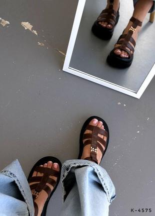 Босоножки кожаные3 фото