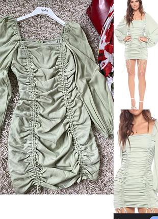 Стильное короткое платье с драпировкой,urban bliss,p.4-6