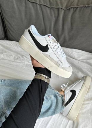 Nike blazer low кроссовки женские кроссы белые кроссовки найк