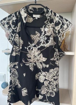 Шовкова блуза karen millen, 92% шовк