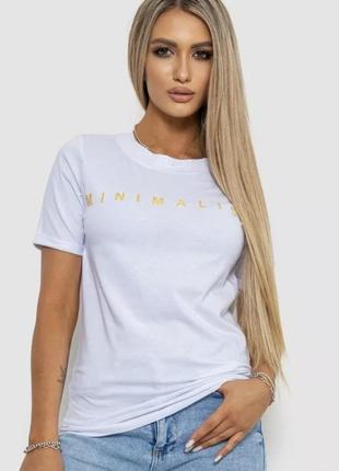 Футболка с надписью minimalist