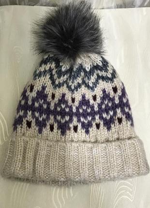 Тепла щільна шапка george, р.55-58