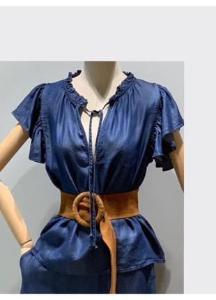 Коттонова блуза,італія,imperial.1 фото