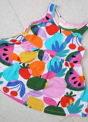 Летний сарафан на девочку 6-9 мес next